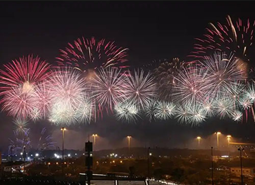 阜新焰火晚会